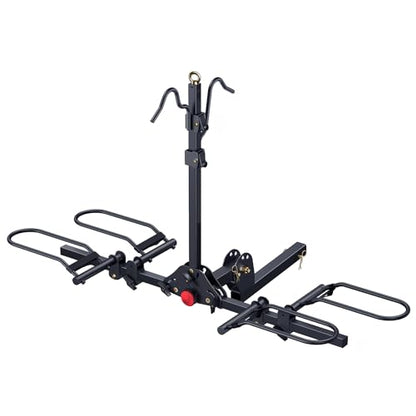 Young 200 lbs. Capacity Hitch Mounted 2 (2-BIKE RACK 200 LBS WITH LOCK)