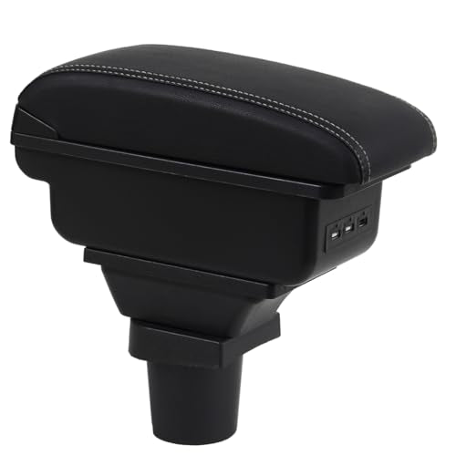 Car Armrest Box for Toyota Yaris (White Line)