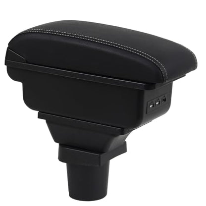 Car Armrest Box for Toyota Yaris (White Line)