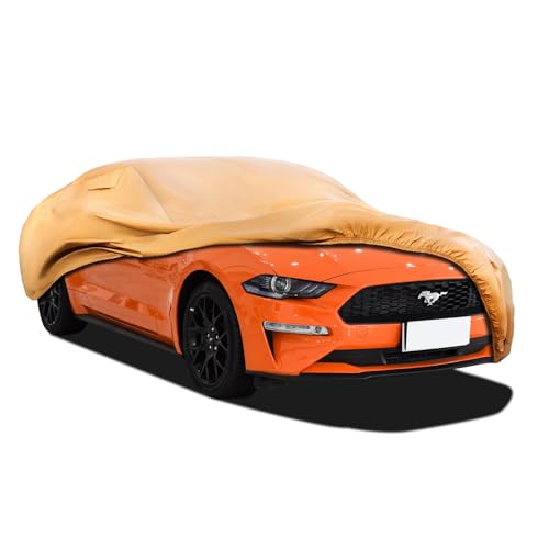 Heavy Duty Outdoor Car Cover Custom Fit for 1994 (Custom Fit Ford Mustang / brown)