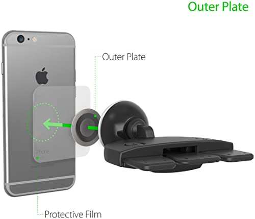 Car Mount iOttie iTap Magnetic CD Slot Holder for iPhone 6s Plus 6s 6 SE (CD Slot Mount)