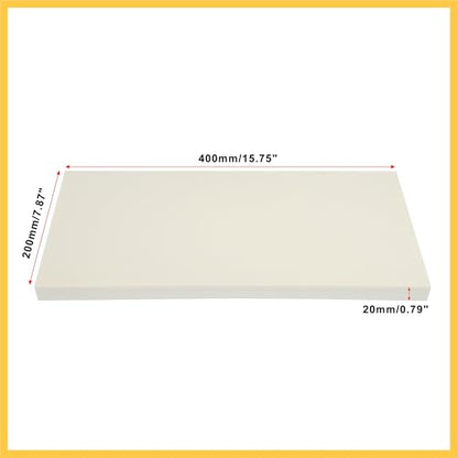 400x200x20mm 4pcs Car Garage Wall Guard Door Bumper Protector Anti Collision Water Resistance White Auto Replacement Parts