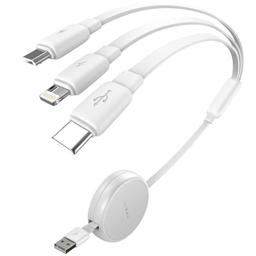 Multi Charging Cable (White / 3.7FT)