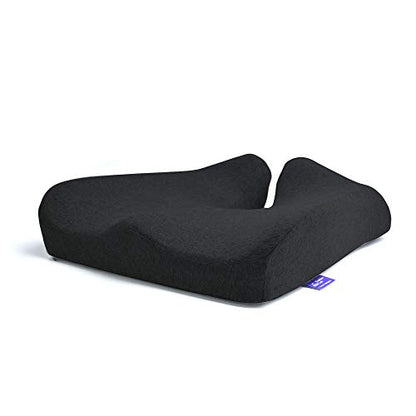 Cushion Lab Patented Pressure Relief Seat Cushion for Long Sitting Hours on Office & Home Chair (Black)