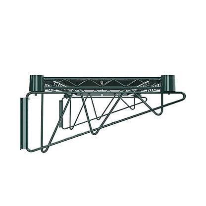 14" x 36" Green Epoxy Wire Wall Mount Shelf (Green / 14" x 36")