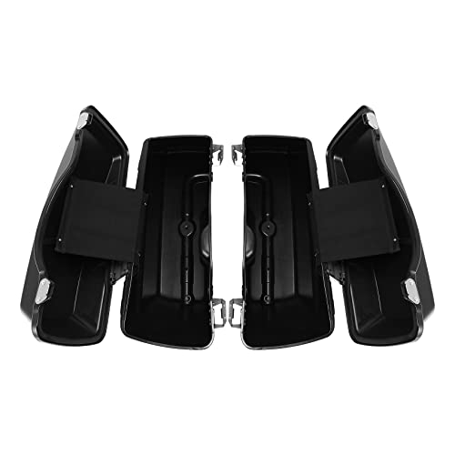 Hard Saddlebags Fit for Harley Touring Road King Glide 94 (Vivid Black 3# / For 1994-2013)
