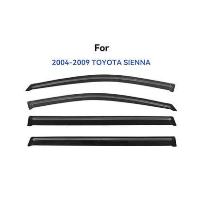 Window Visors Rain Guards for 2004 (2004-2010 Toyota Sienna)
