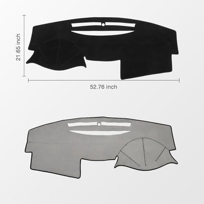 Black Dash Cover Mat for Toyota Camry 2007 (Camry 07-11(black))