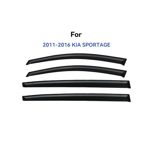 Window Visors Rain Guards for 2011 2012 2013 2014 2015 2016 Kia Sportage (2011-2016 Kia Sportage)