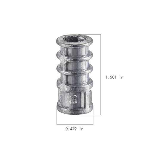 50pcs) 1/4 * 1-1/2 Lag Shield Anchor Long Zinc Alloy Bolts Concrete Anchors, Zinc Alloy Masonry Anchors Hole (1/4*1-1/2)