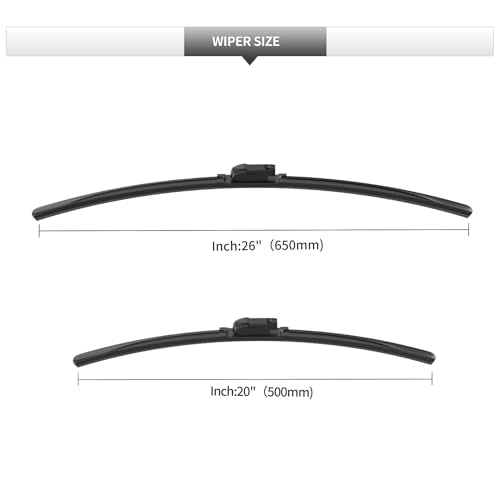 Front Windshield Wiper Blades for BMW X4 2019 (For BMW X4 / 2019-2025)