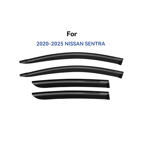 Window Visors Rain Guards for 2020 (2020-2025 Nissan Sentra)