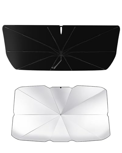 Windshield Sun Shade Umbrella Compatible with Chevy Silverado (for Chevy Silverado 2014-2018 - Umbrella)