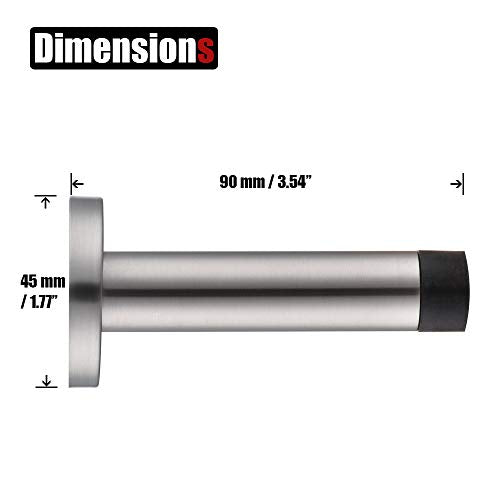 Door Stopper Black (10 Pack / Black)