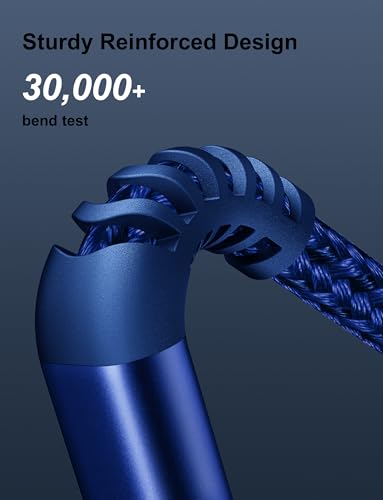 iPhone Charging Cord [MFi Certified] USB A to Lightning Cable 3FT (3FT / USB A / Blue)