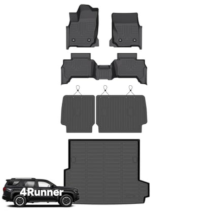 Floor Mats for Toyota 4Runner Hybrid 2025 2026 (BLACK)