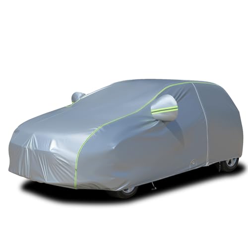 Light Shell Car Cover Waterproof All Weather (Silver / 2L：for Hatchback(Lenght 160"-172"))