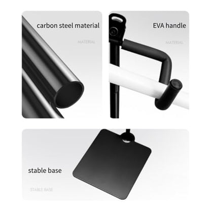 Carbon Steel Bike Stand (White / Trumpet)