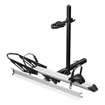 Young Hitch Mount Single Bike Rack with Ramp (100 lbs 1 E-Bike Rack with Ramp)