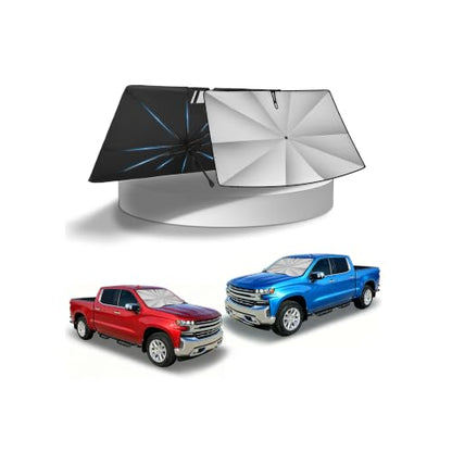 Windshield Sun Shade Umbrella for 【2019 (FOR | Silverado/Sierra 19-26)