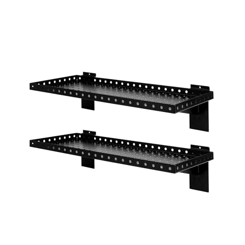 Slatwall Shelves 24 Inch (Black)