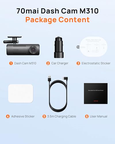 Dash Cam M310 (1296P)