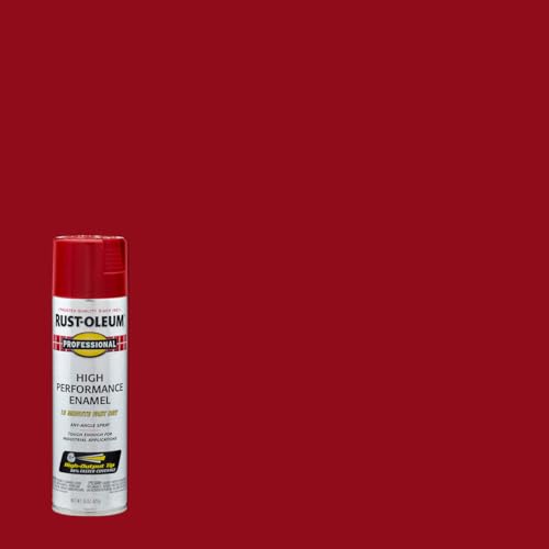 Professional High Performance Gloss Safety Red Spray Paint (Gloss Safety Red / 15 Ounce (Pack of 1))