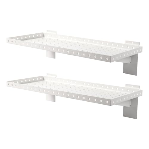 Slatwall Shelves 24x10 Inch (White)
