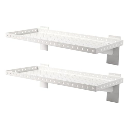 Slatwall Shelves 24x10 Inch (White)
