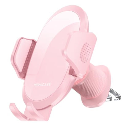 Phone Holders for Your Car with Metal Hook Clip (Pink / 1 Pack)