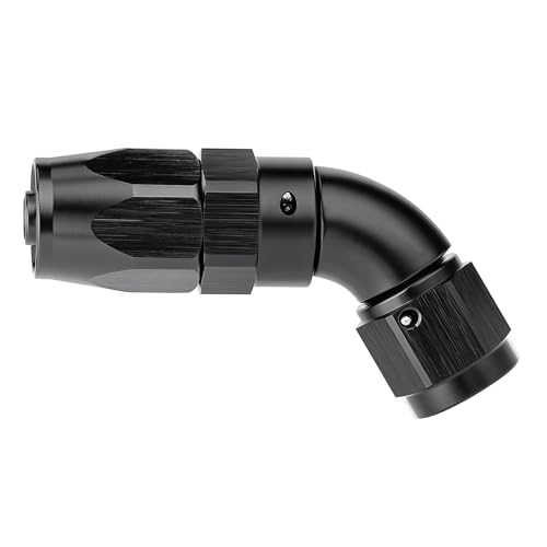 6AN 60 Degree One Piece Full Flow Hose End Fitting Swivel for CPE Braided Hose (6AN / 60 Degree)