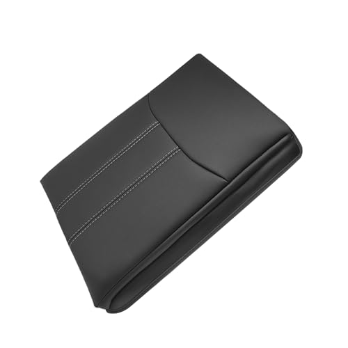 Armrest Cover for Honda Pilot 2023 (12) 23+ |Pilot| Black/White Stitching, +Thick)
