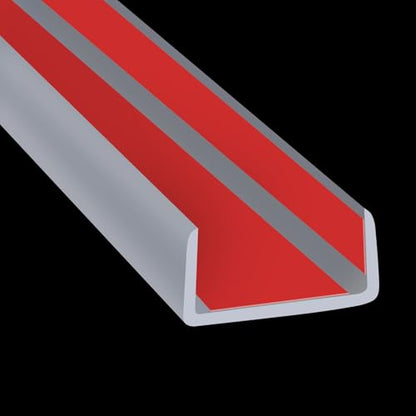 Rubber Edge Trim (Fit 2" - L20' / Grey)