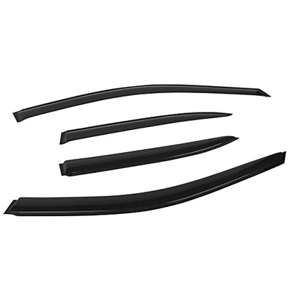 4 PCS Rain Guards Fit for 1999 (For 1999-2016 F250-F550 SuperCrew)