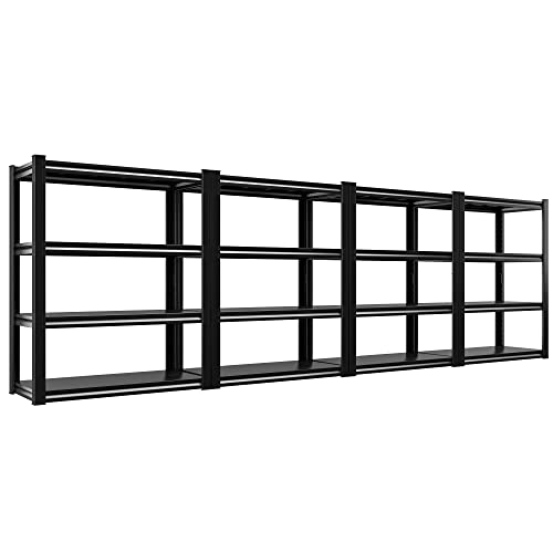 40" W Storage Shelving with Steel Panels for Garage Basement Shed