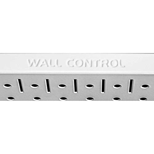 30-WRK-400WB Standard Workbench Metal Pegboard Tool Organizer,White/Black (White/Black)