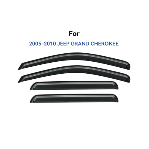 Window Visors Rain Guards for 2005 (2005-2010 Jeep Grand Cherokee)