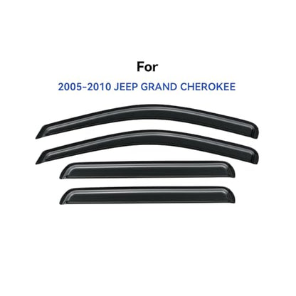 Window Visors Rain Guards for 2005 (2005-2010 Jeep Grand Cherokee)