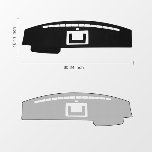 Black Dash Cover Compatible with 2009 (F150 09-14(black))