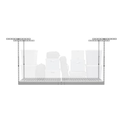 MonsterRax 2x6 Overhead Garage Storage Rack (White / 12"-21")
