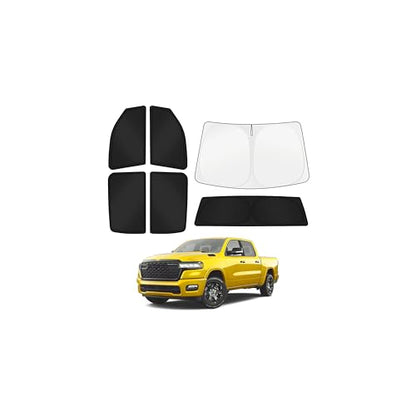 Car Window Shades for Dodge Ram 1500 2019 (FOR | Ram 1500 2019-2026 (6pcs))
