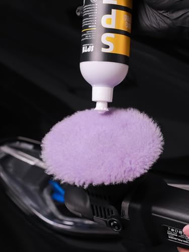 2Pcs 6Inch 150mm (2Pcs 6Inch Purple Coarse Wool / 6 Inch (150mm))