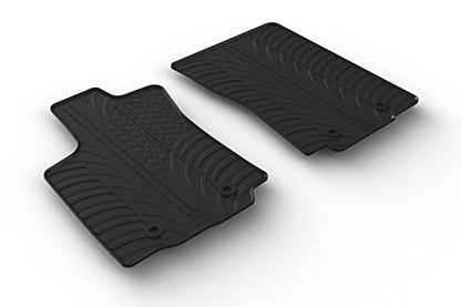 Rubber Floor Mats for Toyota Tacoma Access Cab 2016 (Tacoma - 2018-2022 / Floor Mat)