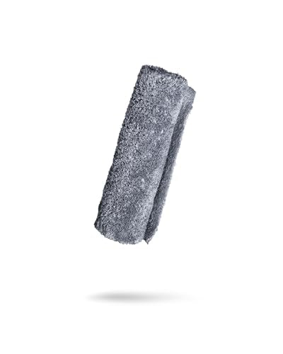 Adam's Borderless Grey Microfiber Towel (Pack of 1)