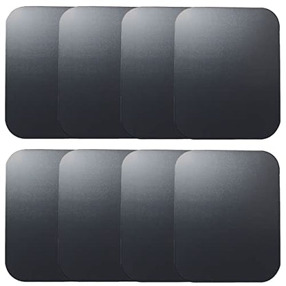 Replacement Metal Plates Set for Magnetic Car Phone Holder (Rectangular / 8 Pack)