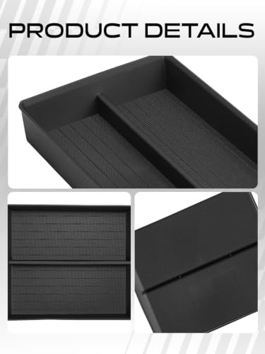 Center Console Lower Tray for Tesla Model 3 Highland 2024 2025 2026 (1PC Center Console Lower Tray)