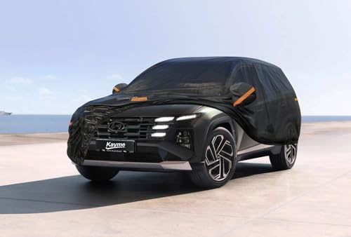 7 Layers SUV Car Cover Custom Fit for Hyundai Tucson (PE-Black / Custom Fit Hyundai Tucson)