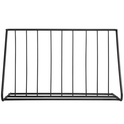 6 Bike Metal Rack Stand Freestanding Garage Bicycle Storage (Black / 44-Inch)