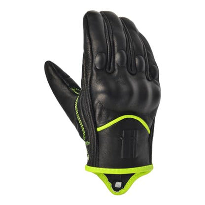 Harssidanza Woman Touch Motorcycle Racing Gloves GL016US Yellow Green M (Medium / Yellow Green)