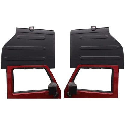 Garage Wall Freedom Panel & Wrangler Door Storage Hangers Combo Kit